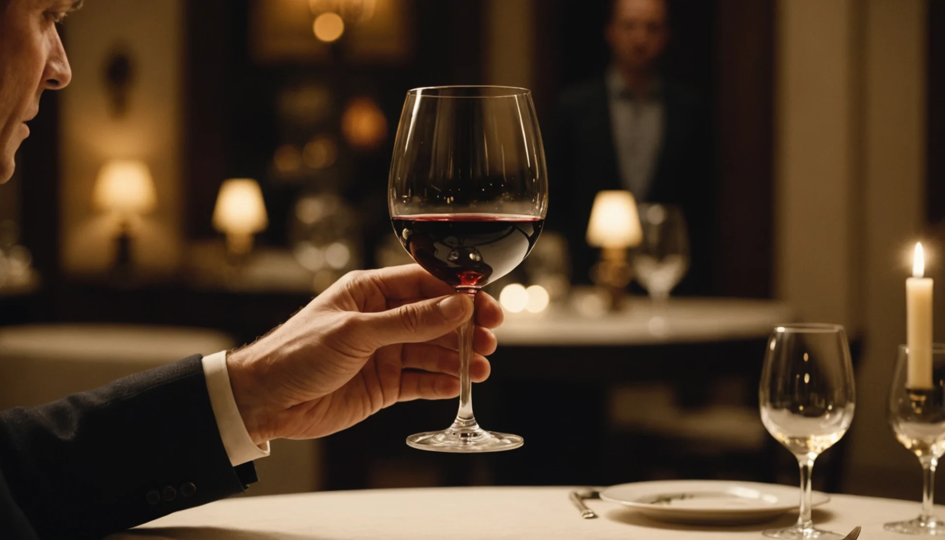 comment tenir un verre de vin
